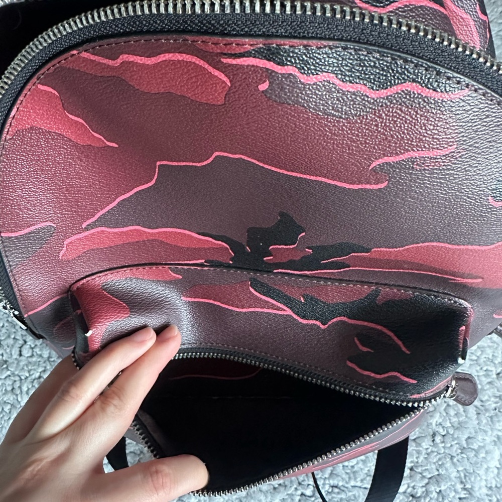 Coach Pink and Brown Backpack